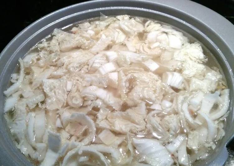 Bagaimana Menyiapkan Sup sawi putih vegetarian Anti Gagal