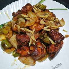 Chilli chicken dry A picture of Chilli chicken dry.