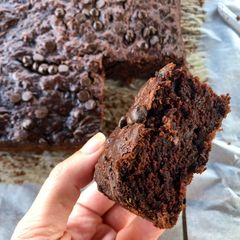 A picture of Pumpkin or zucchini brownies.
