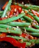 Ớt chuông xào đậu que