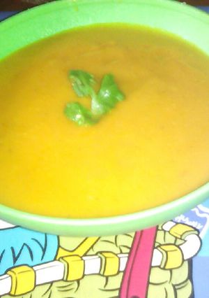 Una foto de Crema de Zanahoria
