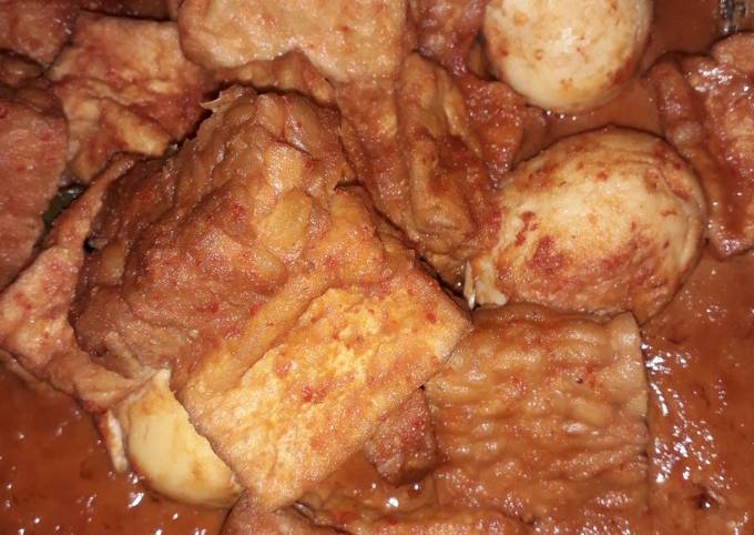 T3 (tahu tempe telur) bumbu bali sederhana