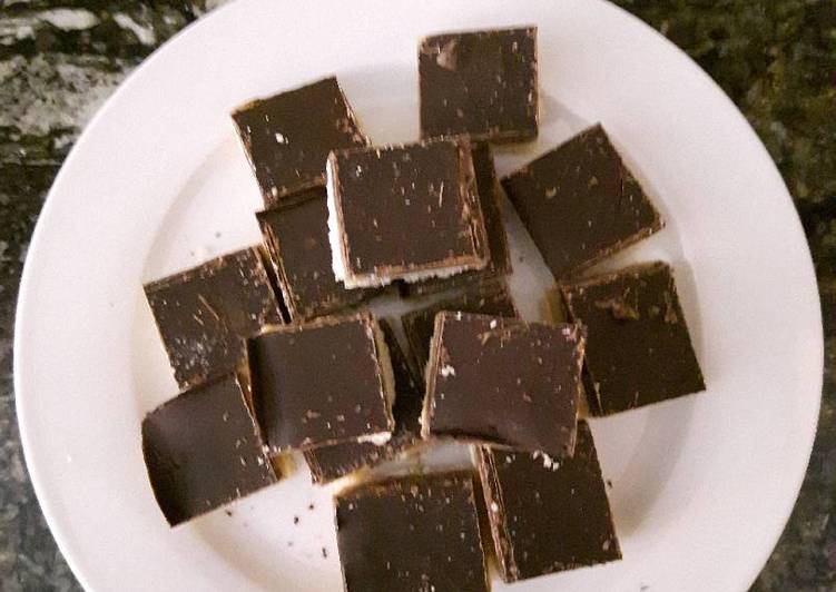 Recipe of Homemade Sea Salt Caramel Shortbread Squares