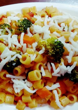 A picture of Tomato pasta.
