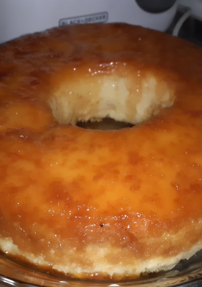 Una foto de Budín de pan🍞🍮