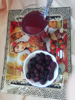 عکسی از دستور شربت شاه توت