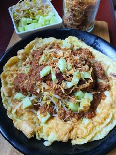 Foto resep Dadar Tahu bumbu Kacang