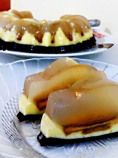 Foto resep Puding biskuit marie 3 lapis