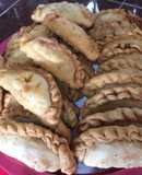 Empanadas de carne molida y frijoles
