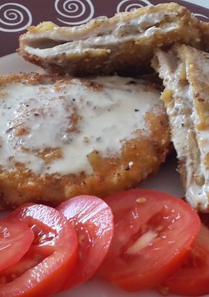 Foto principal de Cachopinos de lomo rellenos de manzana