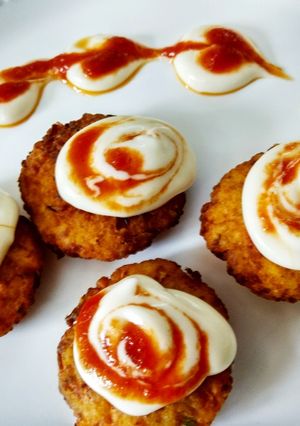 A picture of Leftover rice cutlets.