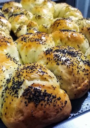 Una foto de Pan jalá con anís...!🥖a lo Gery...‼️