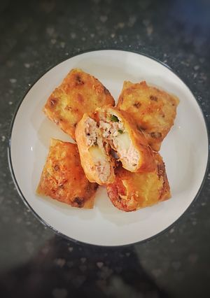 Foto resep Dimsum goreng keju lumer