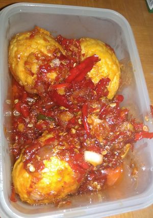 Foto resep Sambal telur kampung