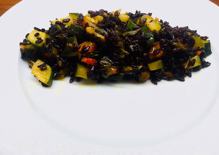 Riso venere alle verdure