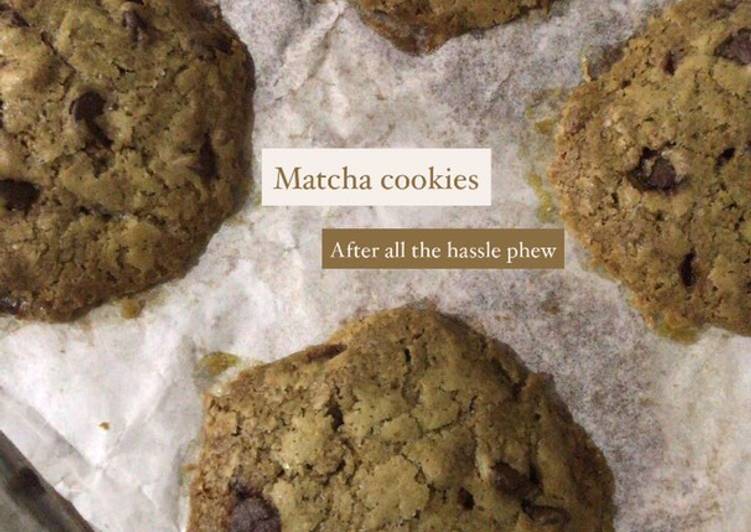 Matcha cookies