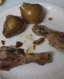 Jamoncitos de pollo con peras