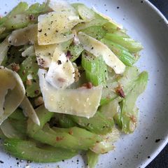 A picture of Anchovy Garlic Sautéed Celery.