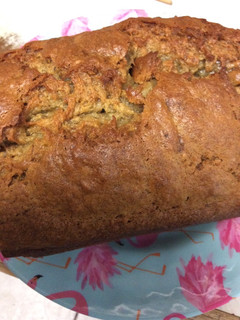A picture of Gooey Banana Bread.
