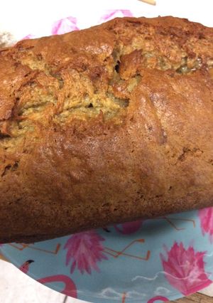 A picture of Gooey Banana Bread.