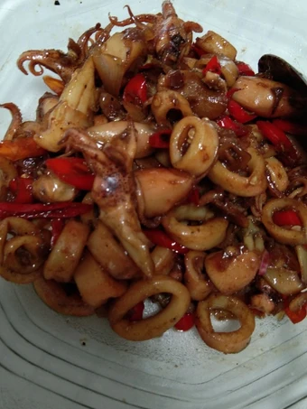 Cara Simple Menyiapkan Resep  Cumi asin manis yang Enak Banget, Sempurna