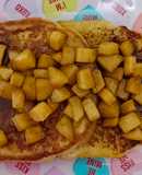 Pan francés 🍞con manzana 🍎