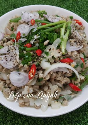 Hình của món Hến xào hành tây.