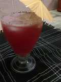 Pomegranate mocktail Red riding hood