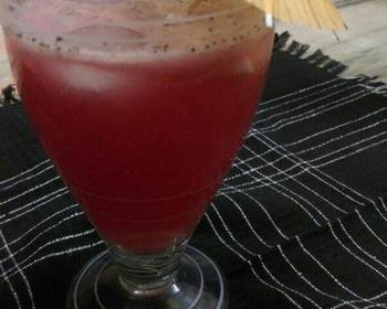 Fast Cooking Methods Pomegranate mocktail Red riding hood Yummy