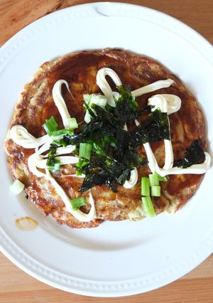 A picture of Veg okonomiyaki.