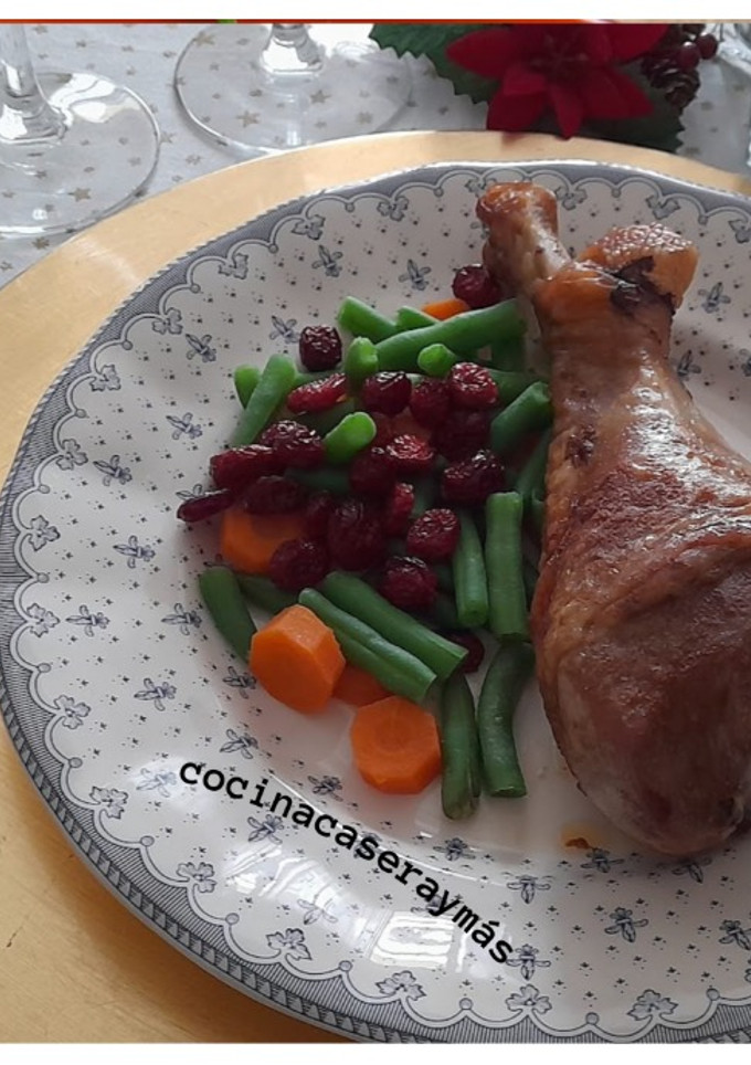 Una foto de Pavo asado al coñac -con especias Cookpad-