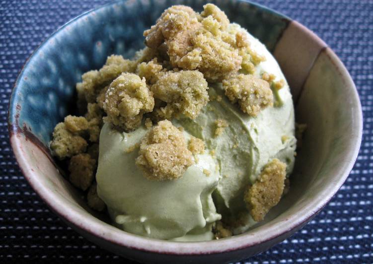 Steps to Make Homemade Super Easy Matcha Ice Cream