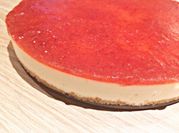 Una foto de tarta sin horno