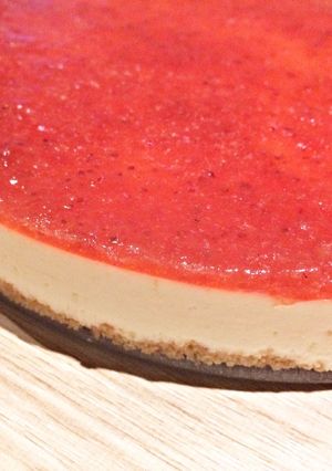 Una foto de Tarta de queso Philadelphia sin horno