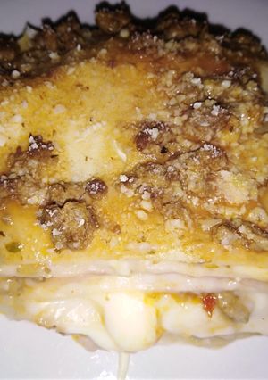 Una foto de Lasaña (con panqueques)