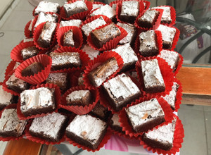 Una foto de Brownie de doble chocolate 💜