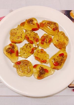 Hình của món Rau Câu Quế Hoa & Kỷ Tử.