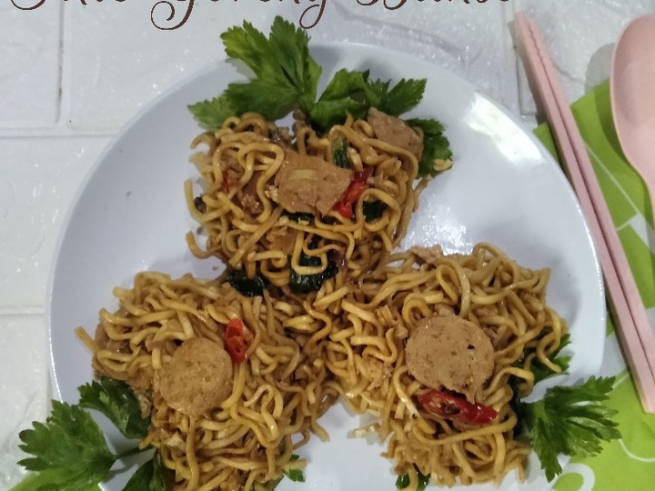 Cara Gampang Membuat *Mie Goreng Bakso* (Bumbu Iris) Anti Gagal