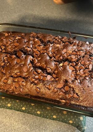 A picture of Fresh baked zucchini bread.