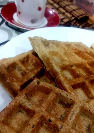 صورة لوصفة وافل بر