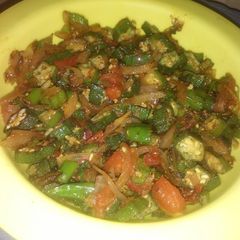 A picture of Masala Bhindi.
