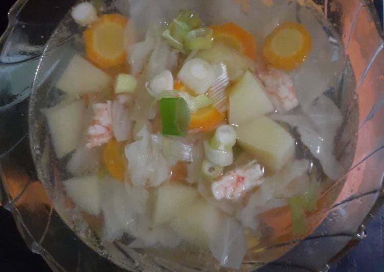 Sayur Sup Kol Udang #no MSG