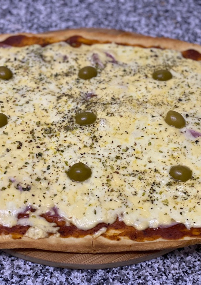 Una foto de Pizza con levadura seca