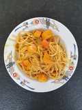 Hokkaido-Kürbis-Spaghetti