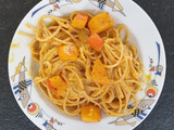 Hokkaido-Kürbis-Spaghetti