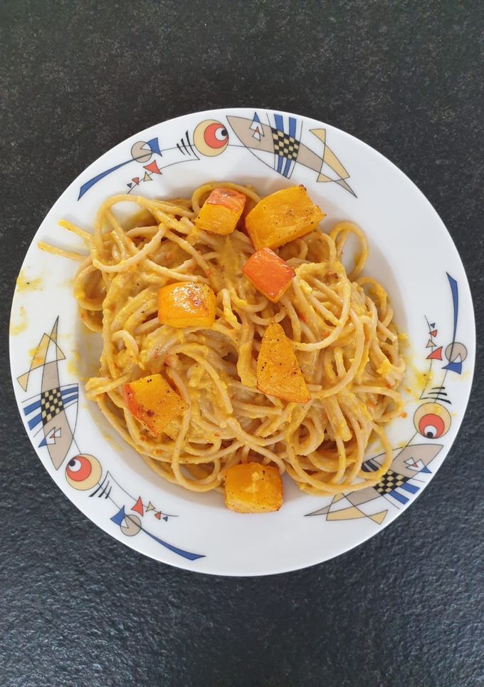 Hokkaido-Kürbis-Spaghetti Rezepthauptbild