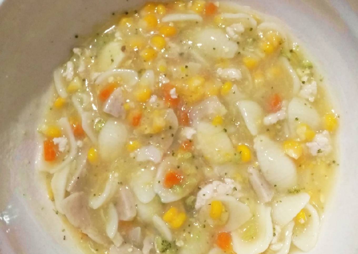 Sop ayam jagung makroni ledrek #SiapRamadhan #MurahMeriah