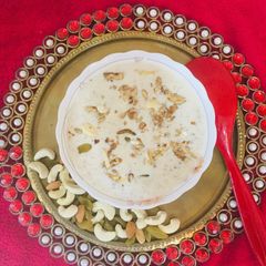 A picture of #Dry fruits Broken Wheat Porridge.