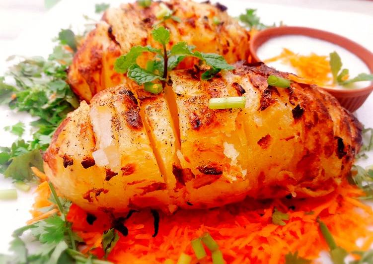 Grilled Skewered Potatoes