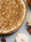 Pera, Ricotta e Amaretti Tart